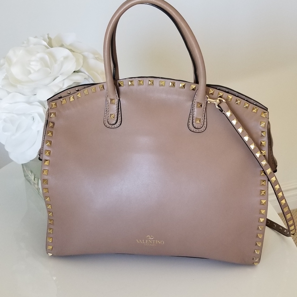 Valentino Rockstud Dome All Over Tote